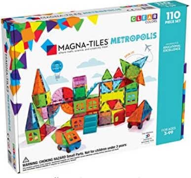Magna-Tiles Metropolis Magnetic Building Tiles Set 