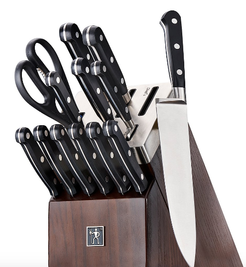 14-Piece Couteau Self-Sharpening Knife Block Set