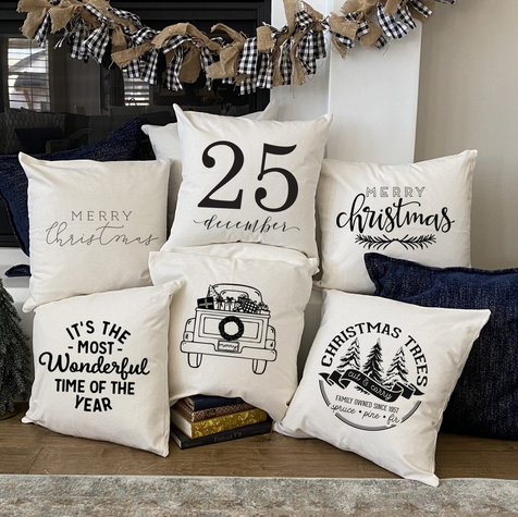 Very Merry Christmas Pillow Covers