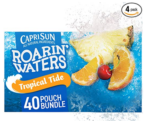 Capri Sun Roarin' Waters Tropical Tide Ready-to-Drink Juice (40 Pouches