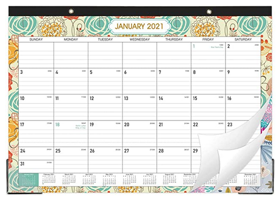 2021 Desk Calendar Desk/Wall Calendar Pad