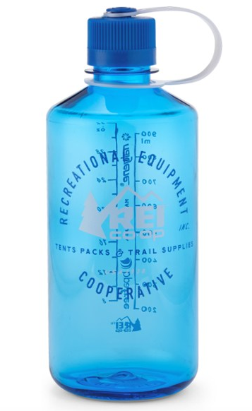 Rei Co-op Nalgene Sustain Graphic Wide-Mouth Water Bottle - 32 fl. oz. Blue