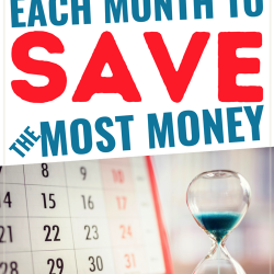 what to buy each month of the year to save money