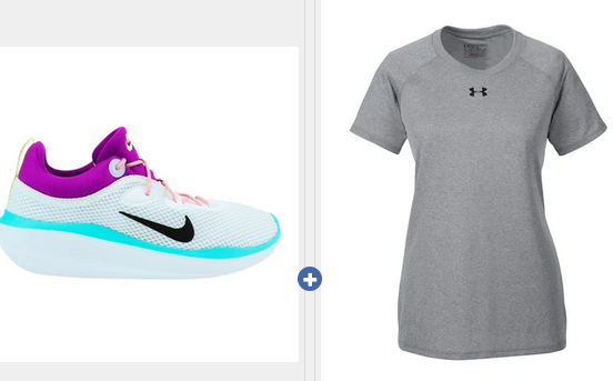 Buy Women's Nike's at $39.99, Get a Free Under Armour Shirt 