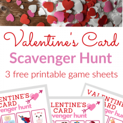 Valentine's Scavenger Hunt for Kids