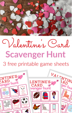 Free Printable Valentine's Scavenger Hunt for Kids | Money Saving Mom®
