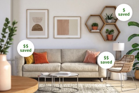save money on home decor with Capital One Shopping