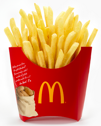 Free Fries at McDonalds with $1 Buy At this time!