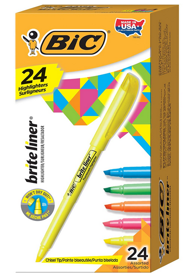 BIC Xtra-Precision Mechanical Pencil, Metallic Barrel, Fine Point (0.5mm),  24-Count and Intensity Advanced Dry Erase Marker, Fine Bullet Tip, Assorted
