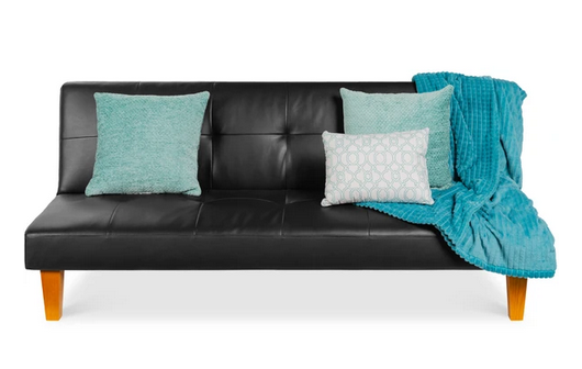 Convertible Lounge Futon Sofa Bed w/ Adjustable Back