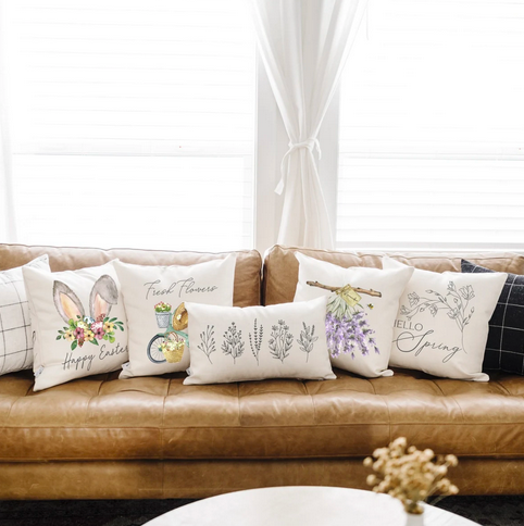 Spring Pillow Covers
