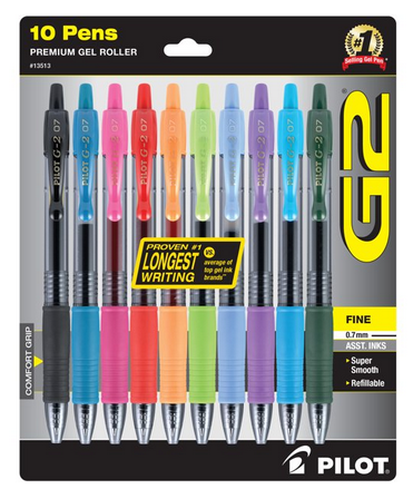 Pilot G2 Gel Ink Pens