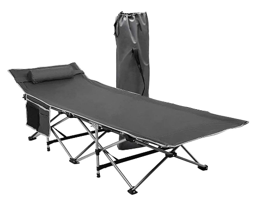 Zone Tech Gray Foldable Camping Cot