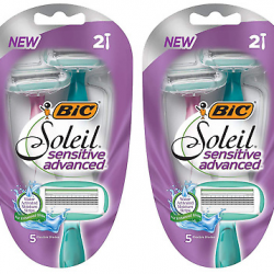 BIC Soleil Sensitive Advanced Disposable Razors (2 ct)