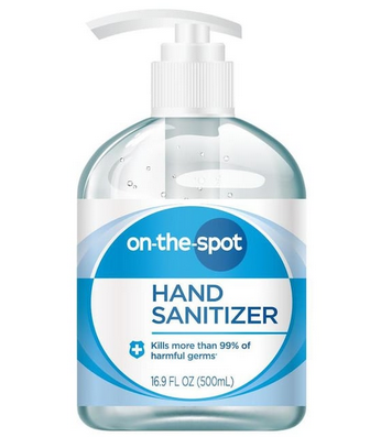  FREE Samples of On-The-Spot Hand Sanitizer
