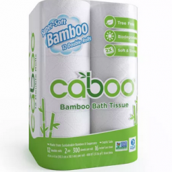 Caboo Bamboo Toilet Paper 12-pack