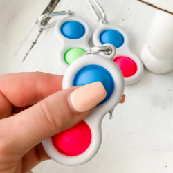 Fidget Pop Keychain Sensory Toy