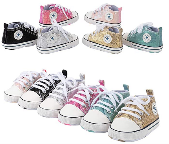 Baby Shoes Sequined Canvas Shoes