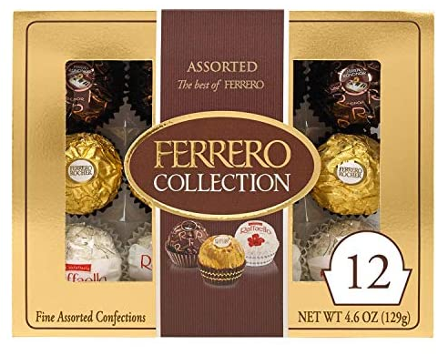 Ferrero Rocher Collection, 12 Count Gift Box