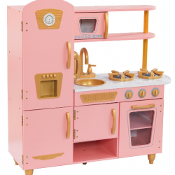 KidKraft Pink & Gold Vintage Play Kitchen