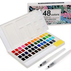 Portable Watercolor Paints Kit