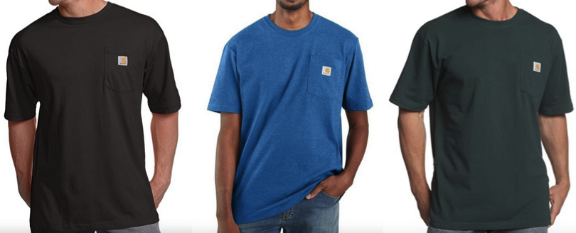 Carhartt Men's K87 Short-Sleeve Shirt, Extended Sizes
