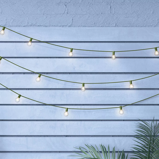 Outdoor String Lights 20-Count Just $7 