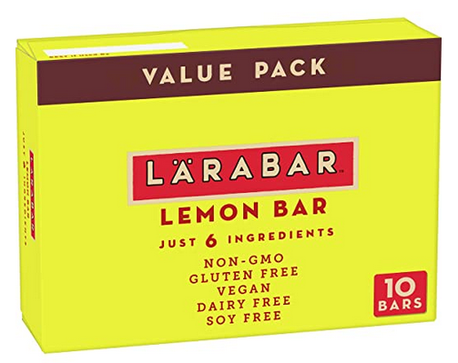 Larabar Gluten Free Bar, Lemon, Dairy Free, 10 ct, 16 oz 
