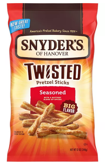 FREE Snyder’s of Hanover Twisted Pretzel Sticks