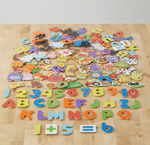 Spark. Create. Imagine. Wooden Magnetic Pieces, 131 Count