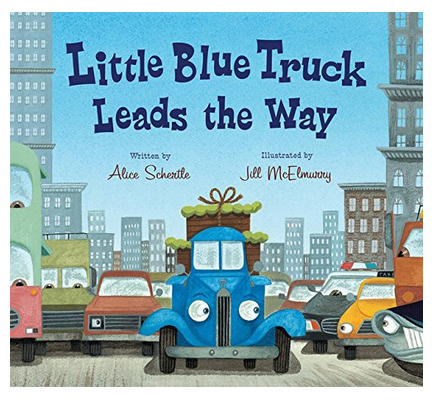 Little Blue Truck Leads the Way board book