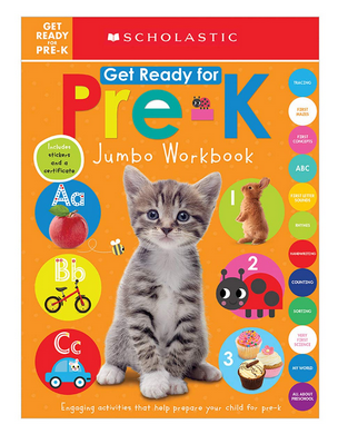 Scholastic Early Learners Get Ready for Pre-K Jumbo Workbook