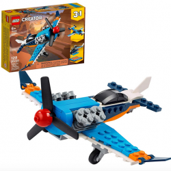 LEGO Creator 3in1 Propeller Plane 31099 Flying Toy Building Kit