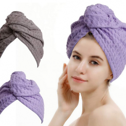 2 Pack Waffle Hair Towel
