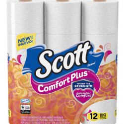 Scott ComfortPlus Bathroom Tissue 12 BIG Rolls