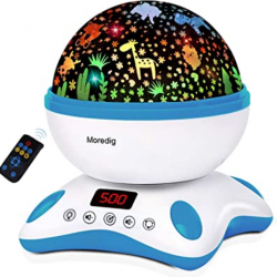 Moredig Baby Projector with Timer and Remote
