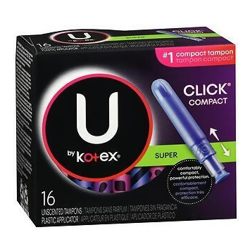 U by Kotex Click Compact Tampons (16ct