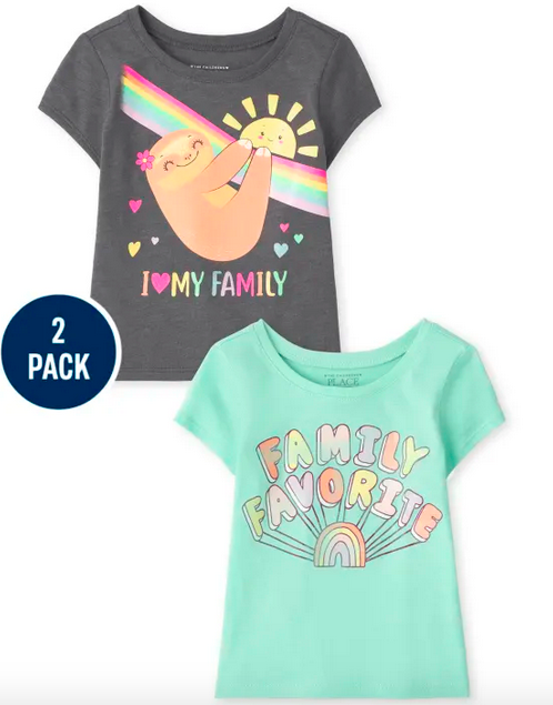 The Children’s Place Tees 2-Packs from $3.79 Shipped