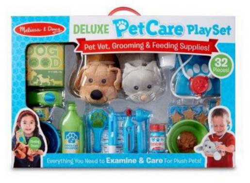 Melissa and Doug Deluxe Pet Care Play Set 