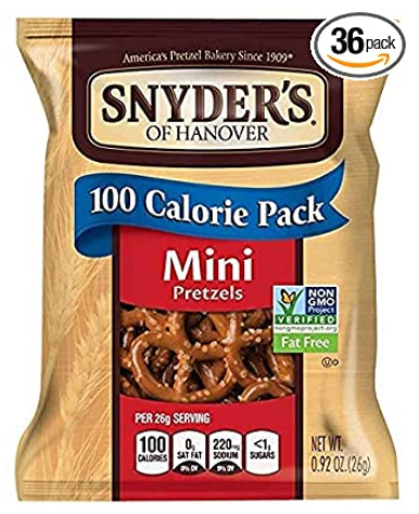 Snyder's Mini Pretzels, 100 Calorie, 36 Count