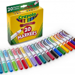 Crayola 20 Count Broad Line Classic Markers