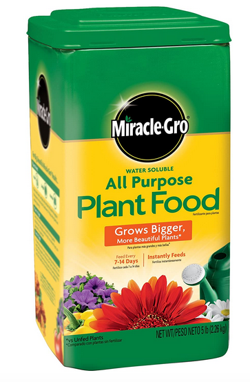 Miracle-Gro Water Soluble All Purpose Plant Food, 5 Lbs