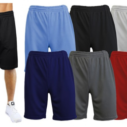 3-Pack Men's Performance Mesh Shorts
