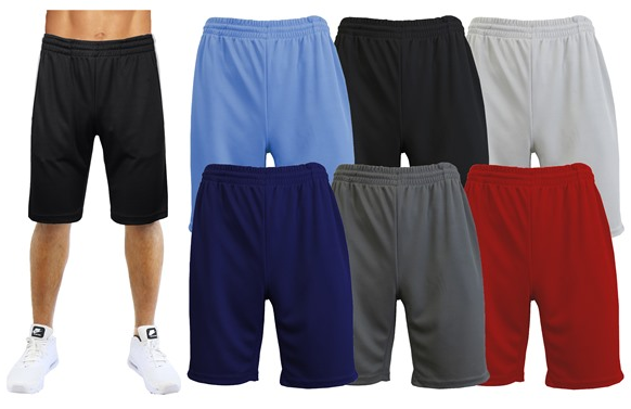 3-Pack Men's Performance Mesh Shorts