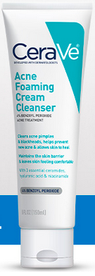  CeraVe Acne Foaming Cream Cleanser