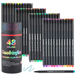 Fineliner Color Pens, 48 Colors