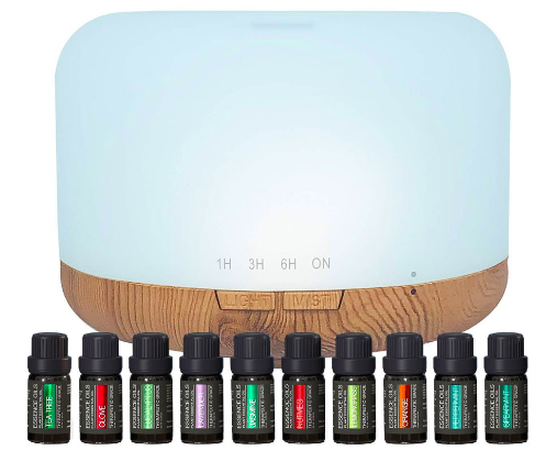 Pure Daily Care Cylinder Aromatherapy Diffuser Set 