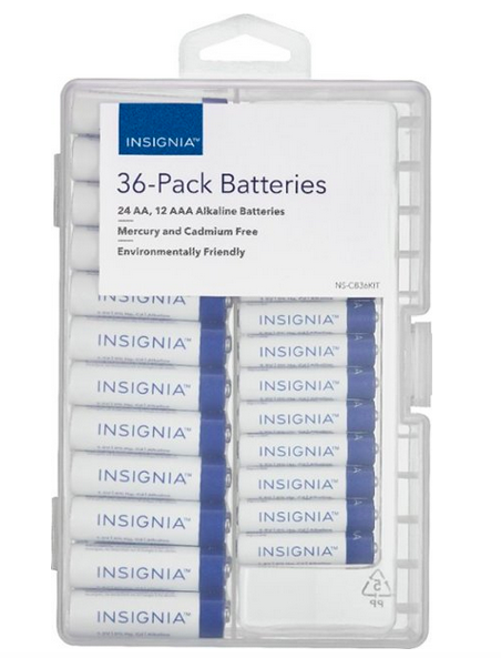 Insignia™ - AA / AAA Batteries (36-Pack)