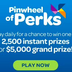 Puritan’s Pride “Pinwheel of Perks” Instant Win Game (2,500 Winners!)