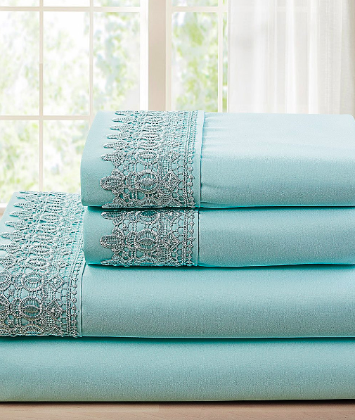 Lace & Pleated Sheet Sets